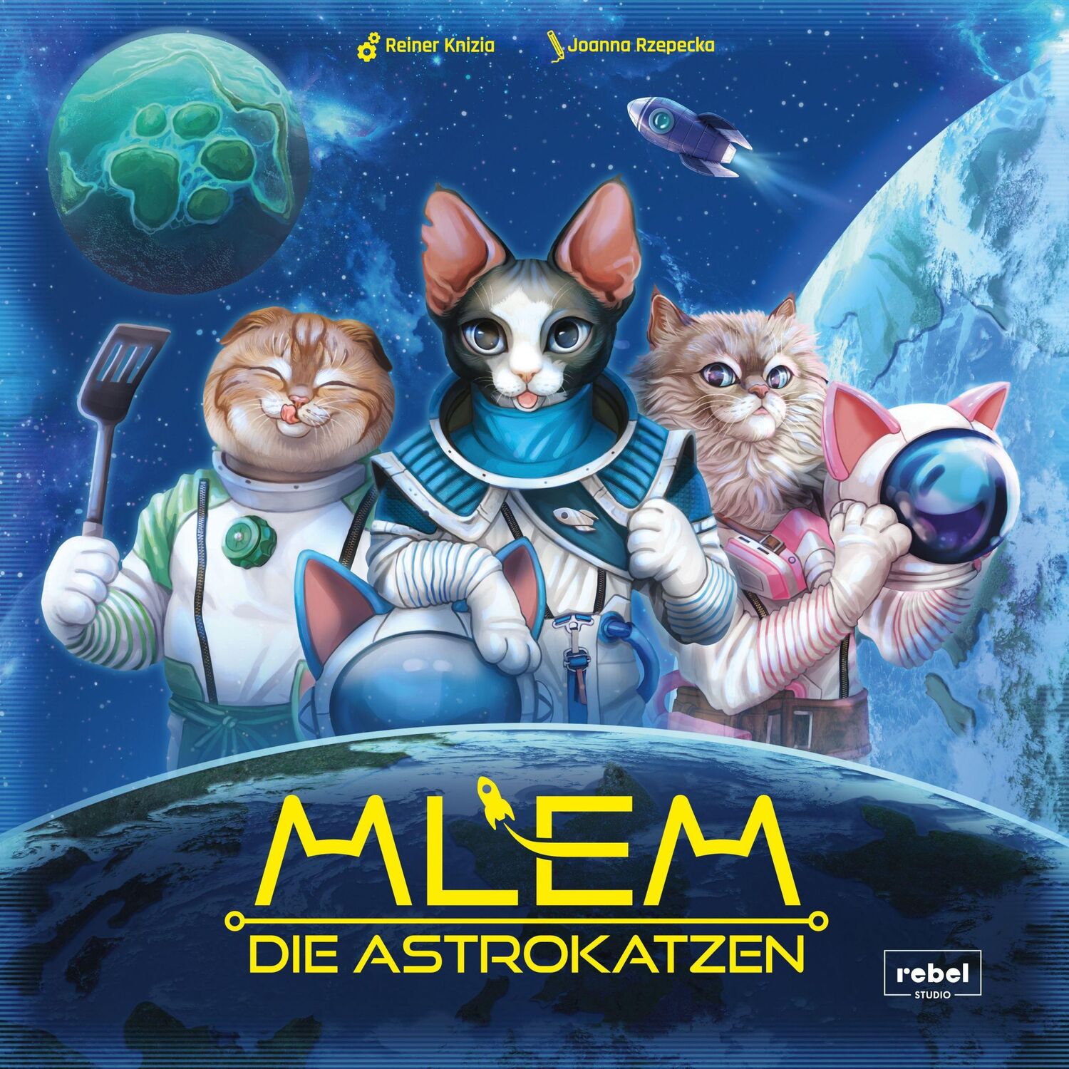 Cover: 5902650618886 | MLEM Die Astrokatzen | Reiner Knizia | Spiel | REBD0009 | Deutsch