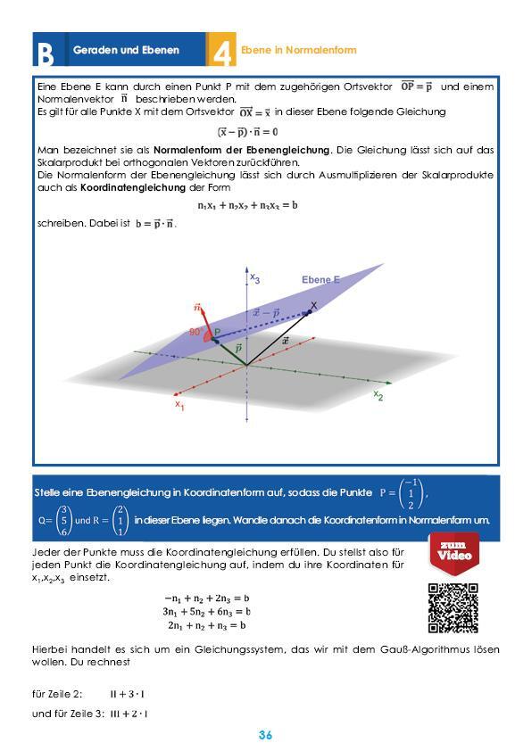 Bild: 9783946641131 | Mathematik Oberstufe Teil 3 - Vektorrechnung Abitur StrandMathe...