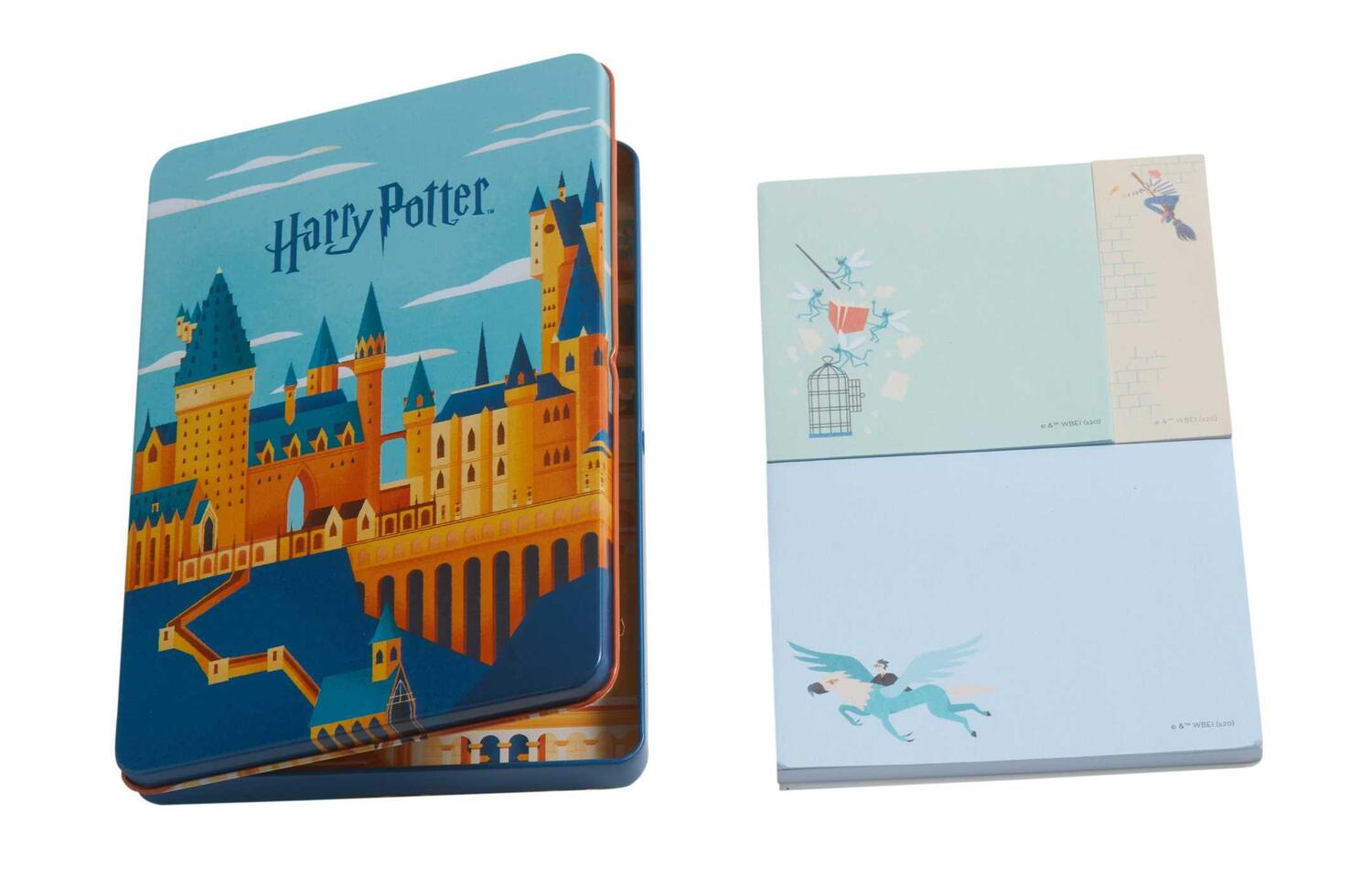 Cover: 9781647221034 | Harry Potter: Exploring Hogwarts (Tm) Sticky Note Tin Set (Set of 3)