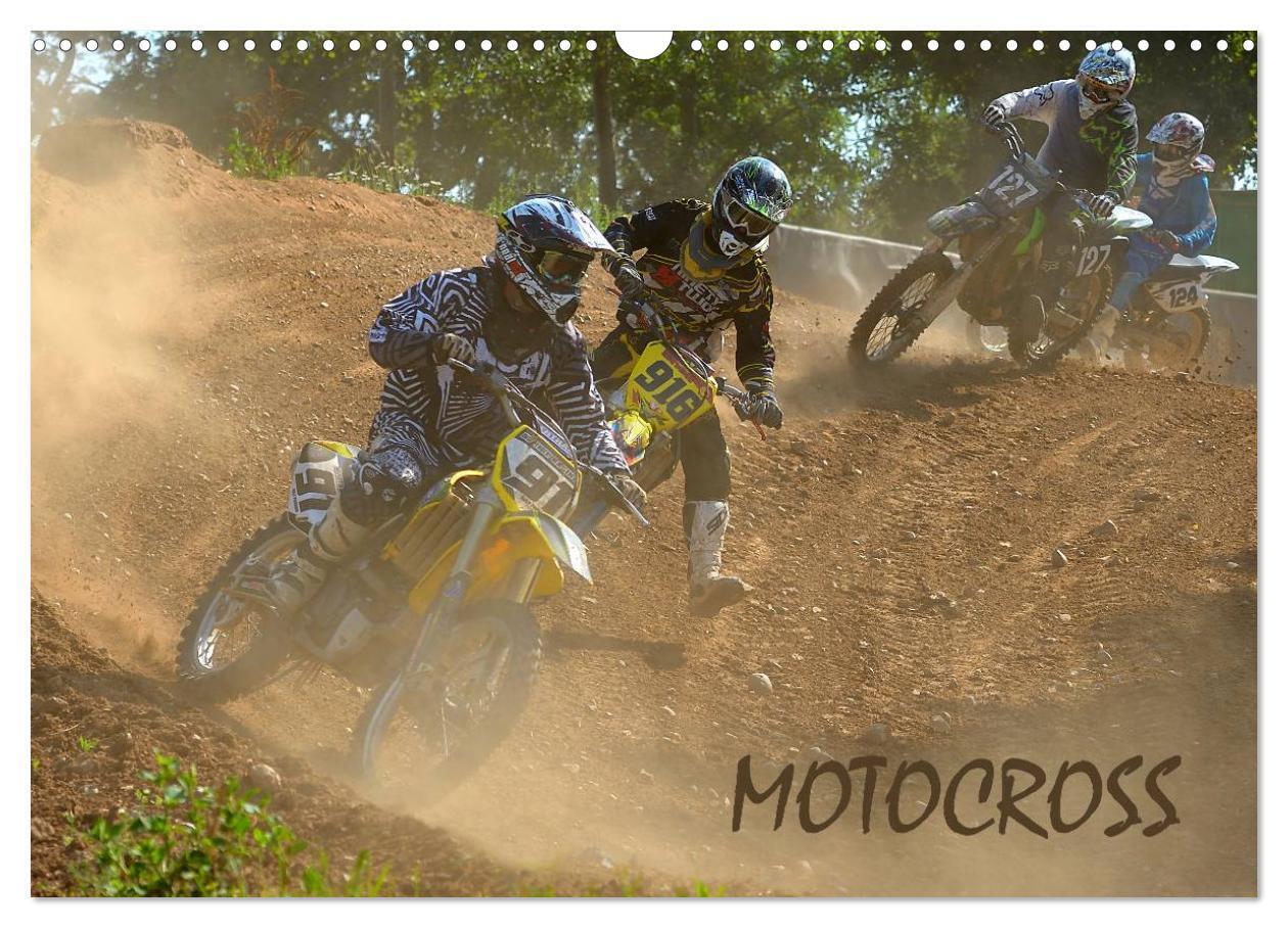 Cover: 9783383583711 | Motocross (Wandkalender 2024 DIN A3 quer), CALVENDO Monatskalender