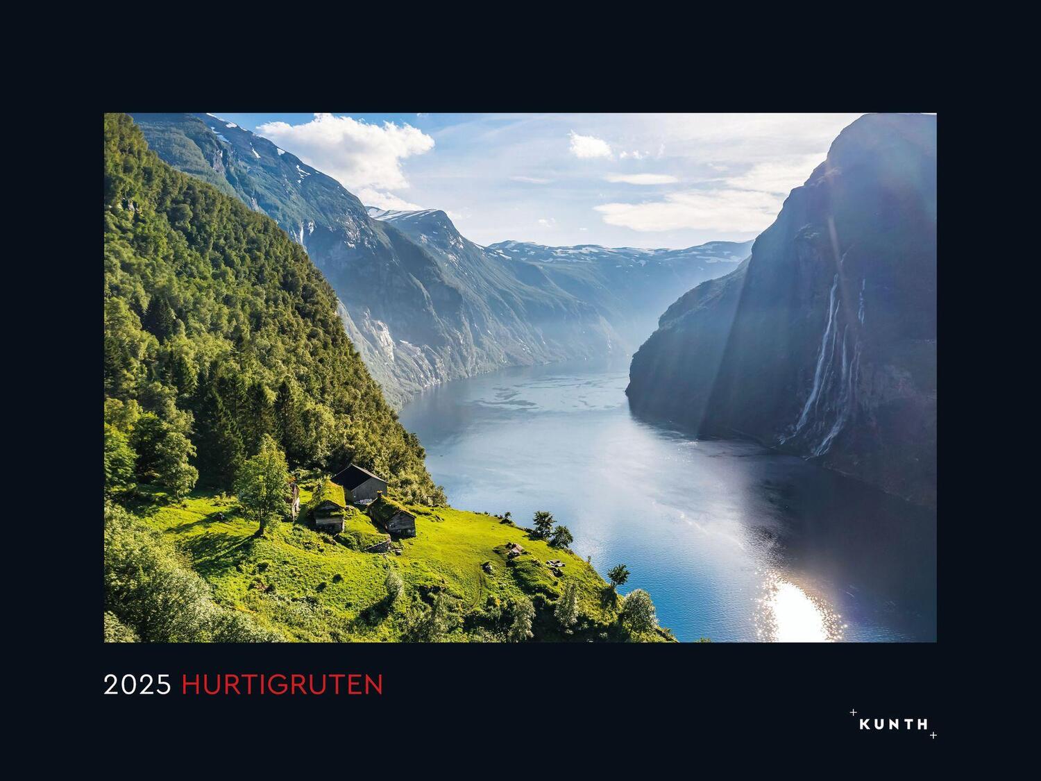 Cover: 9783965913400 | Hurtigruten - KUNTH Wandkalender 2025 | Kalender | 14 S. | Deutsch