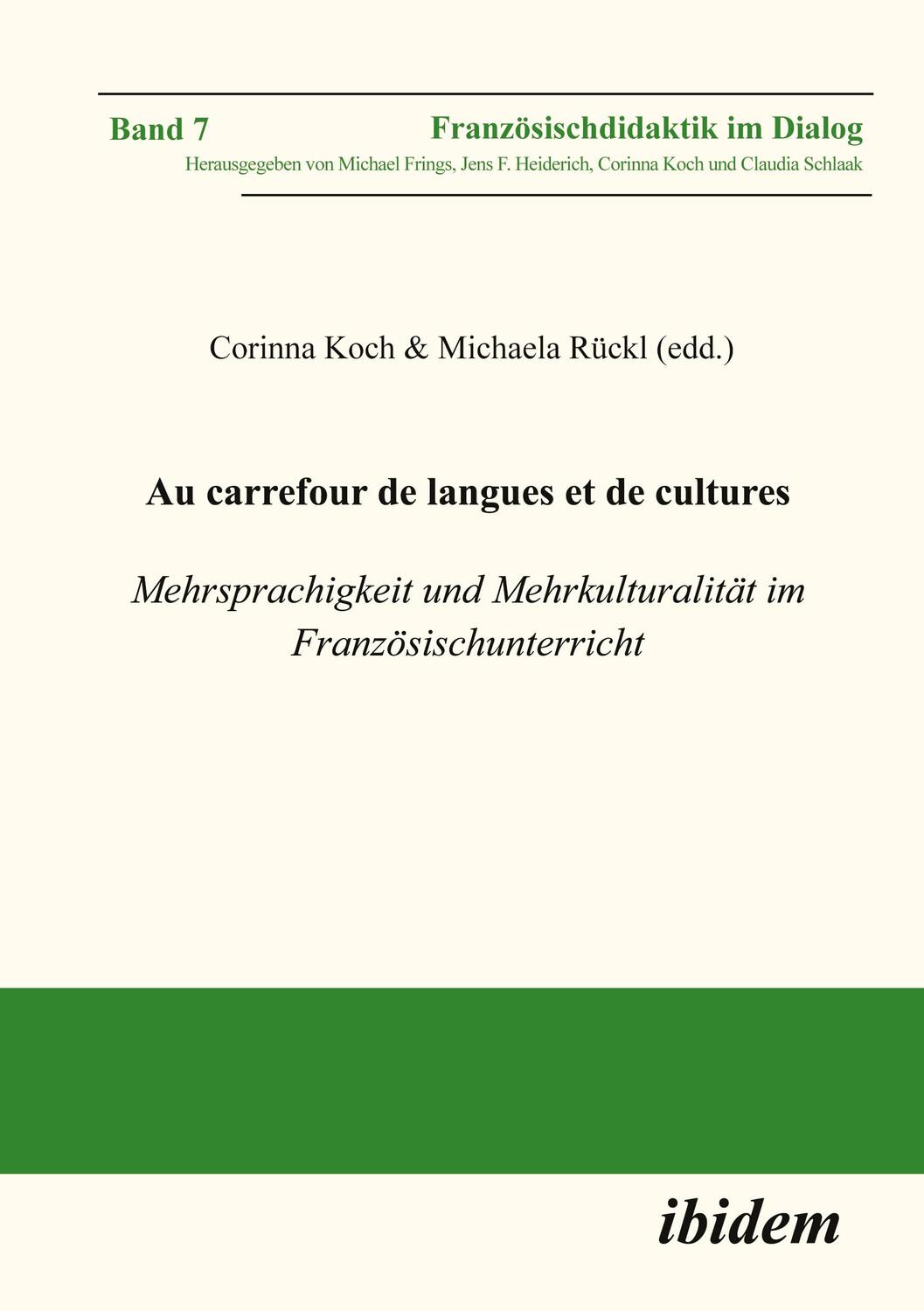 Cover: 9783838214948 | Au carrefour de langues et de cultures: Mehrsprachigkeit und...