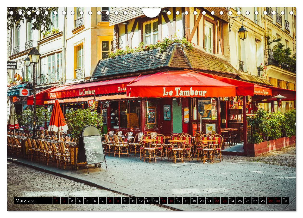 Bild: 9783435366729 | Paris Bistros (Wandkalender 2025 DIN A4 quer), CALVENDO Monatskalender