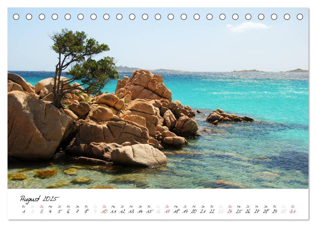 Bild: 9783435815197 | SMARAGDENSCHATZ - SARDINIEN (Tischkalender 2025 DIN A5 quer),...