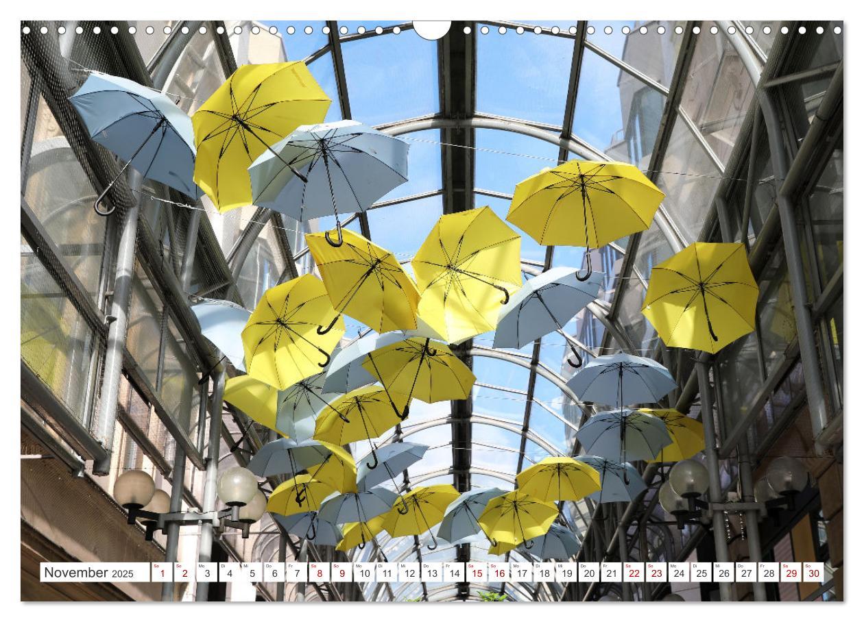 Bild: 9783457200537 | Umbrella Skies - Farbenfrohe Schirme (Wandkalender 2025 DIN A3...