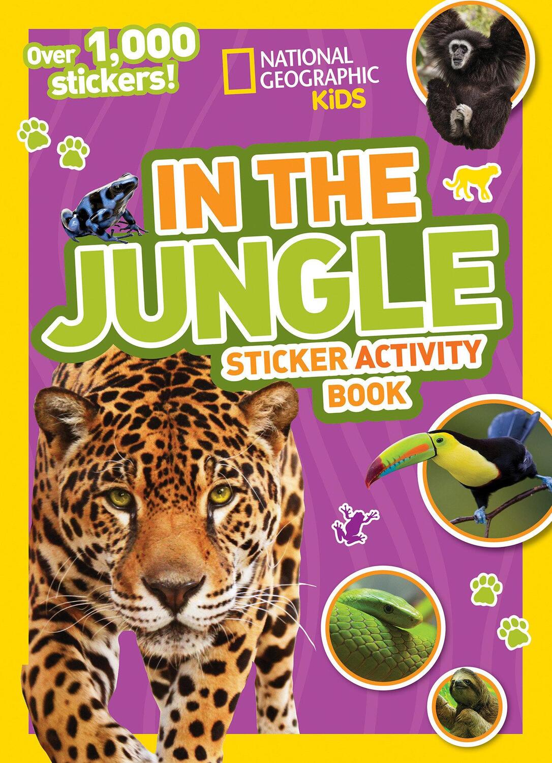 Cover: 9781426320569 | National Geographic Kids in the Jungle Sticker Activity Book: Over...