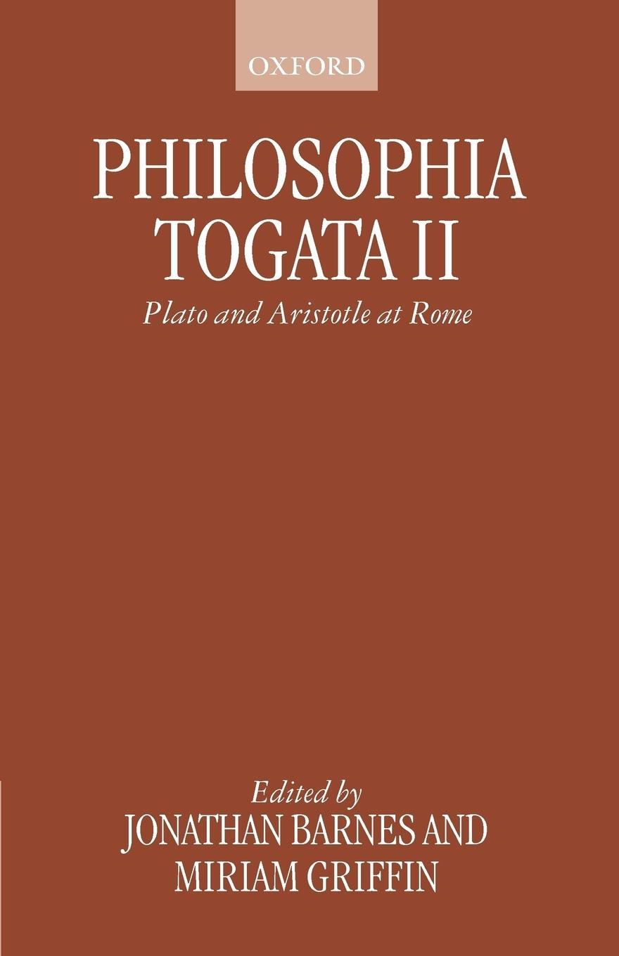 Cover: 9780198152224 | Philosophia Togata II | Plato and Aristotle at Rome | Griffin | Buch