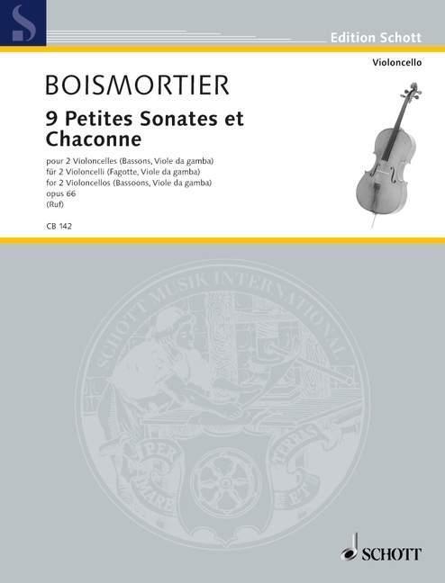 Cover: 9783795796013 | 9 Petites Sonates et Chaconne op. 66 | Joseph Bodin de Boismortier