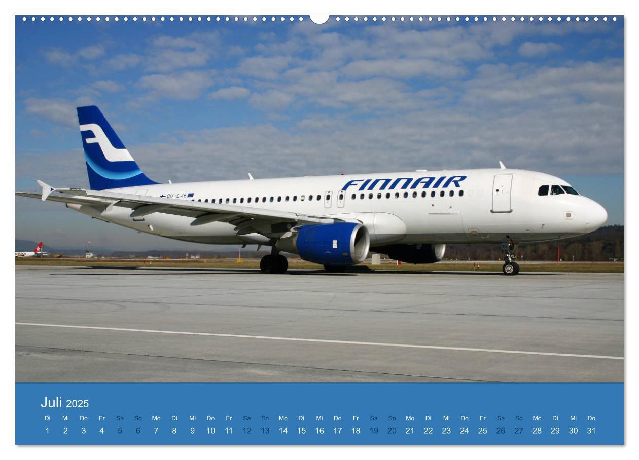 Bild: 9783435122653 | Airbus Airliners (Wandkalender 2025 DIN A2 quer), CALVENDO...