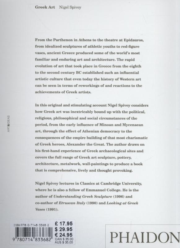 Rückseite: 9780714833682 | Greek Art | Nigel Spivey | Taschenbuch | Paperback | Englisch | 1997