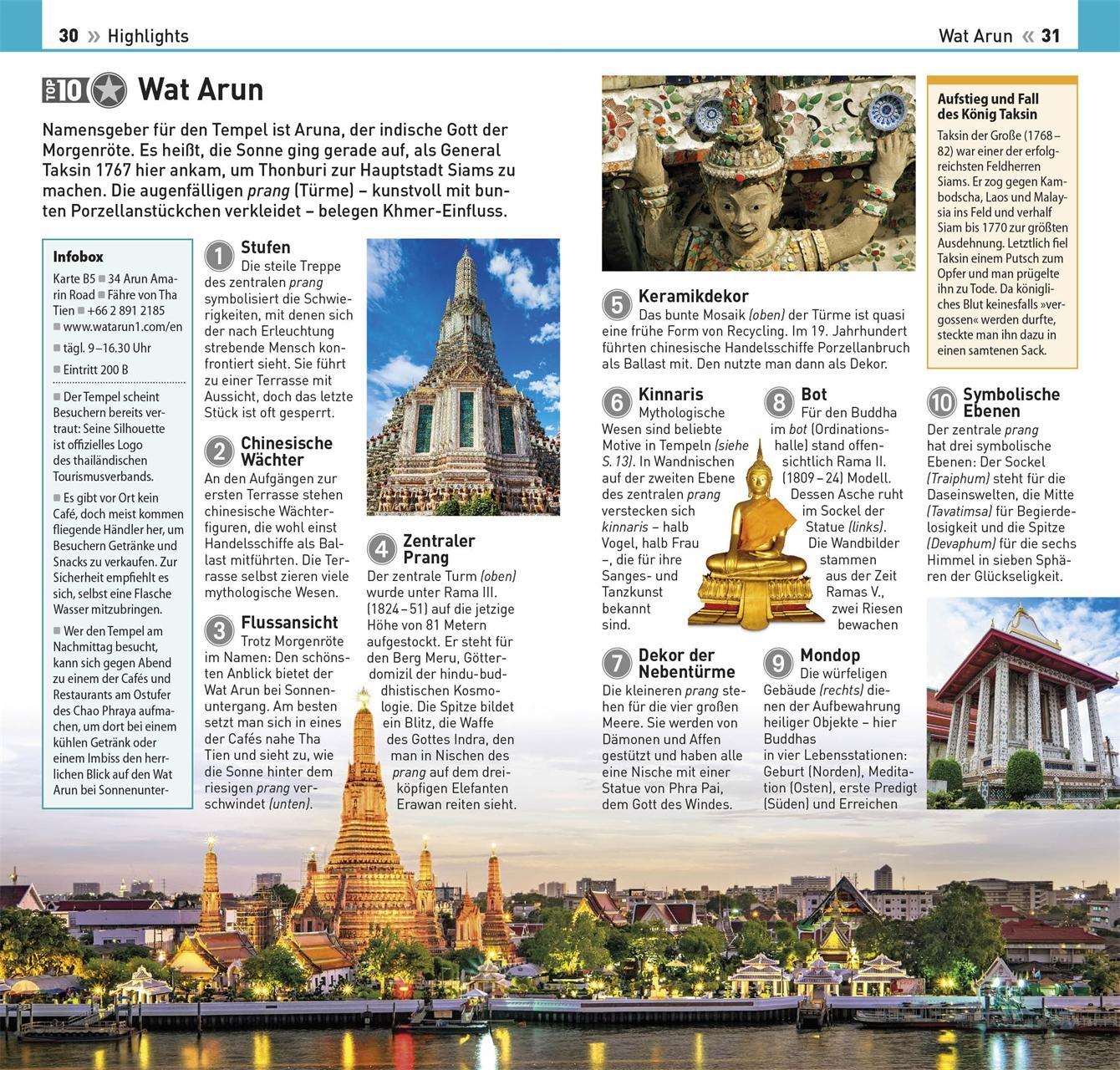 Bild: 9783734207549 | TOP10 Reiseführer Bangkok | Ron Emmons | Taschenbuch | 128 S. | 2023