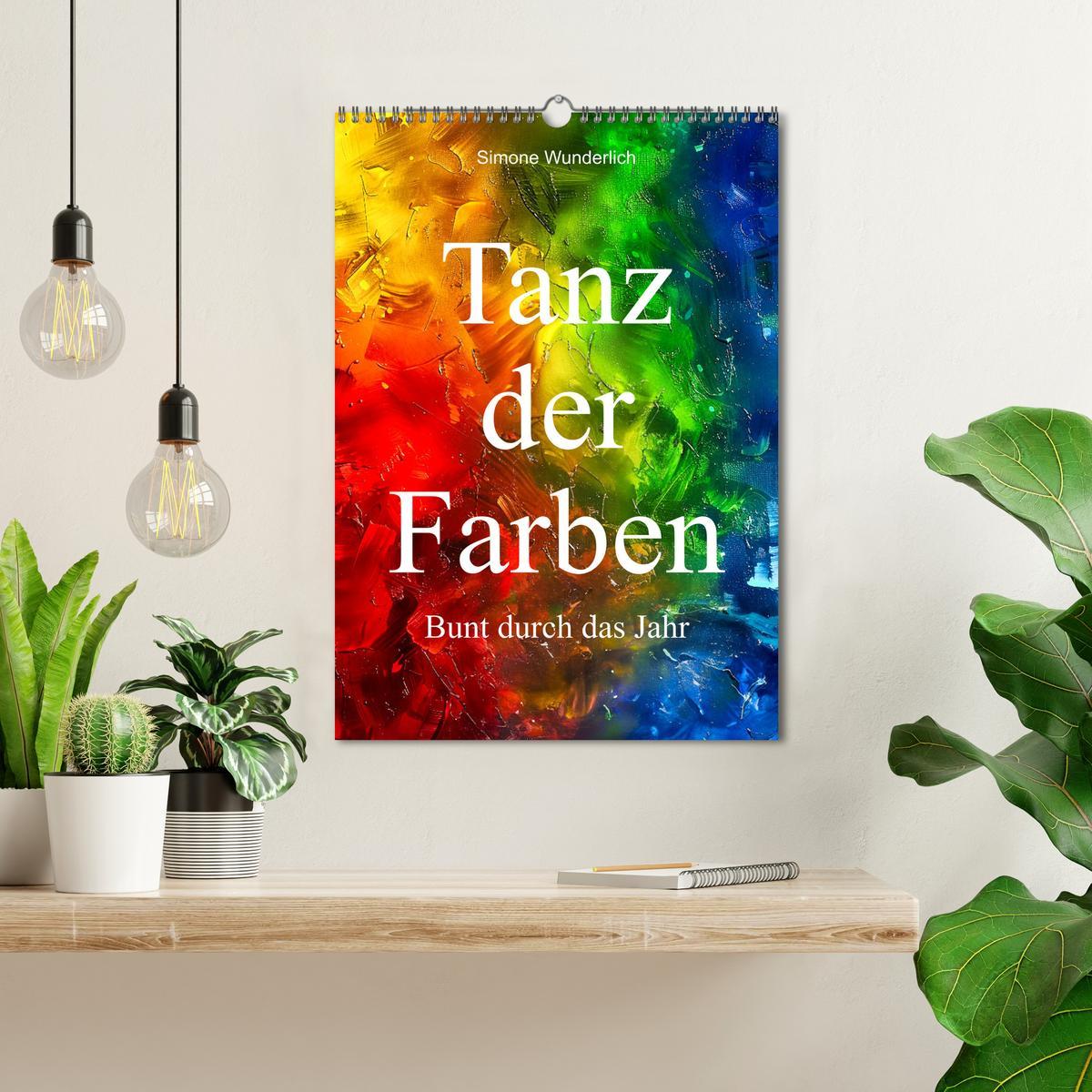 Bild: 9783435830190 | Tanz der Farben - Bunt durch das Jahr (Wandkalender 2025 DIN A3...