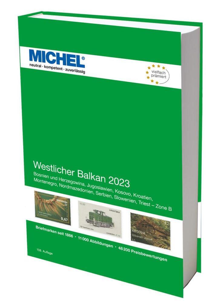 Cover: 9783954024568 | Westlicher Balkan 2023 | Europa Teil 6 | MICHEL-Redaktion | Buch