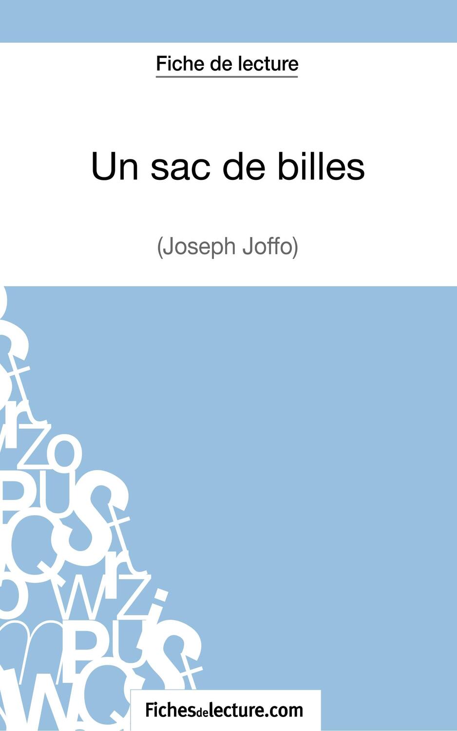 Cover: 9782511029534 | Un sac de billes de Joseph Joffo (Fiche de lecture) | Oudent (u. a.)