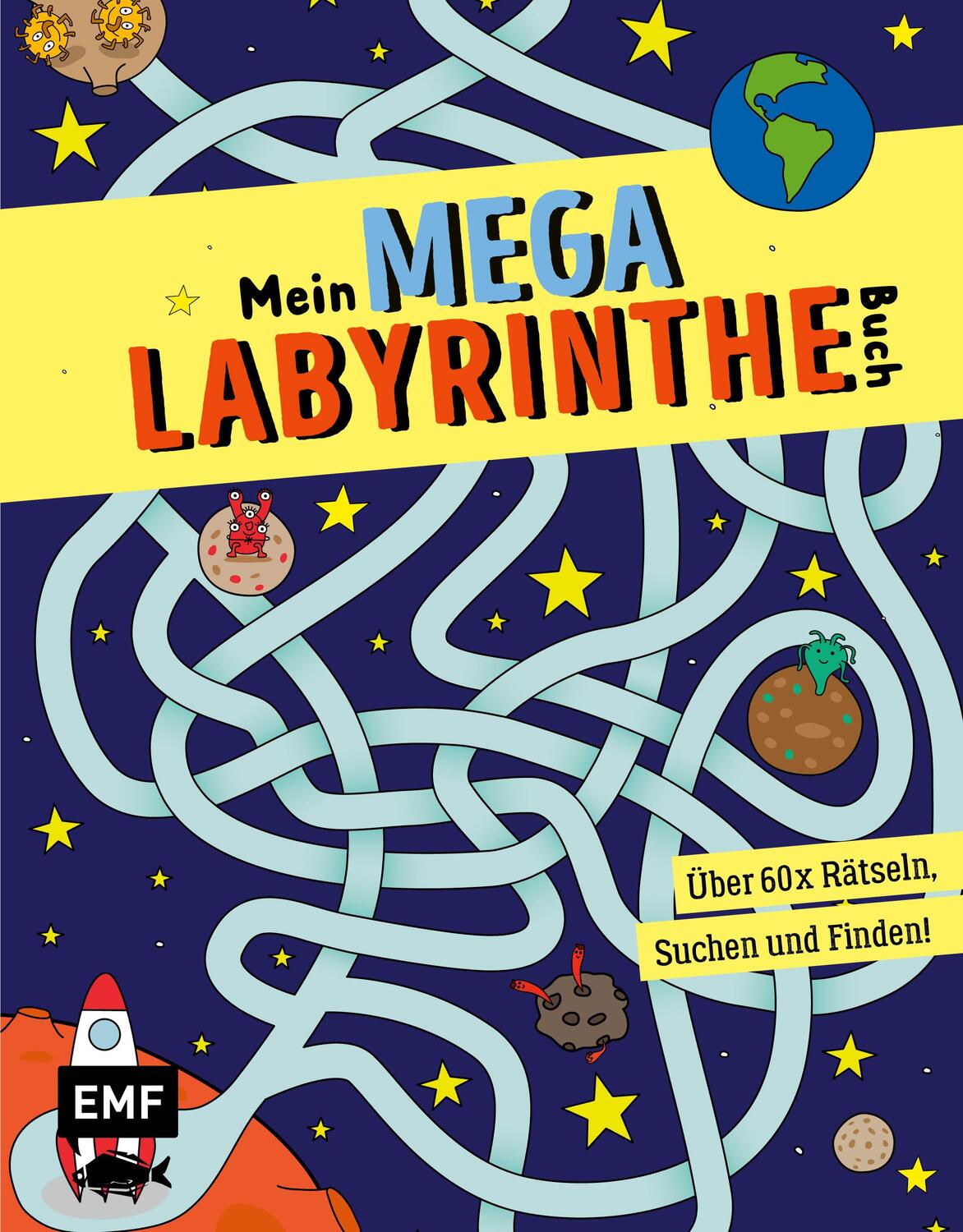 Cover: 9783960931072 | Mein Mega-Labyrinthe-Buch | Über 60 x Rätseln, Suchen und Finden!