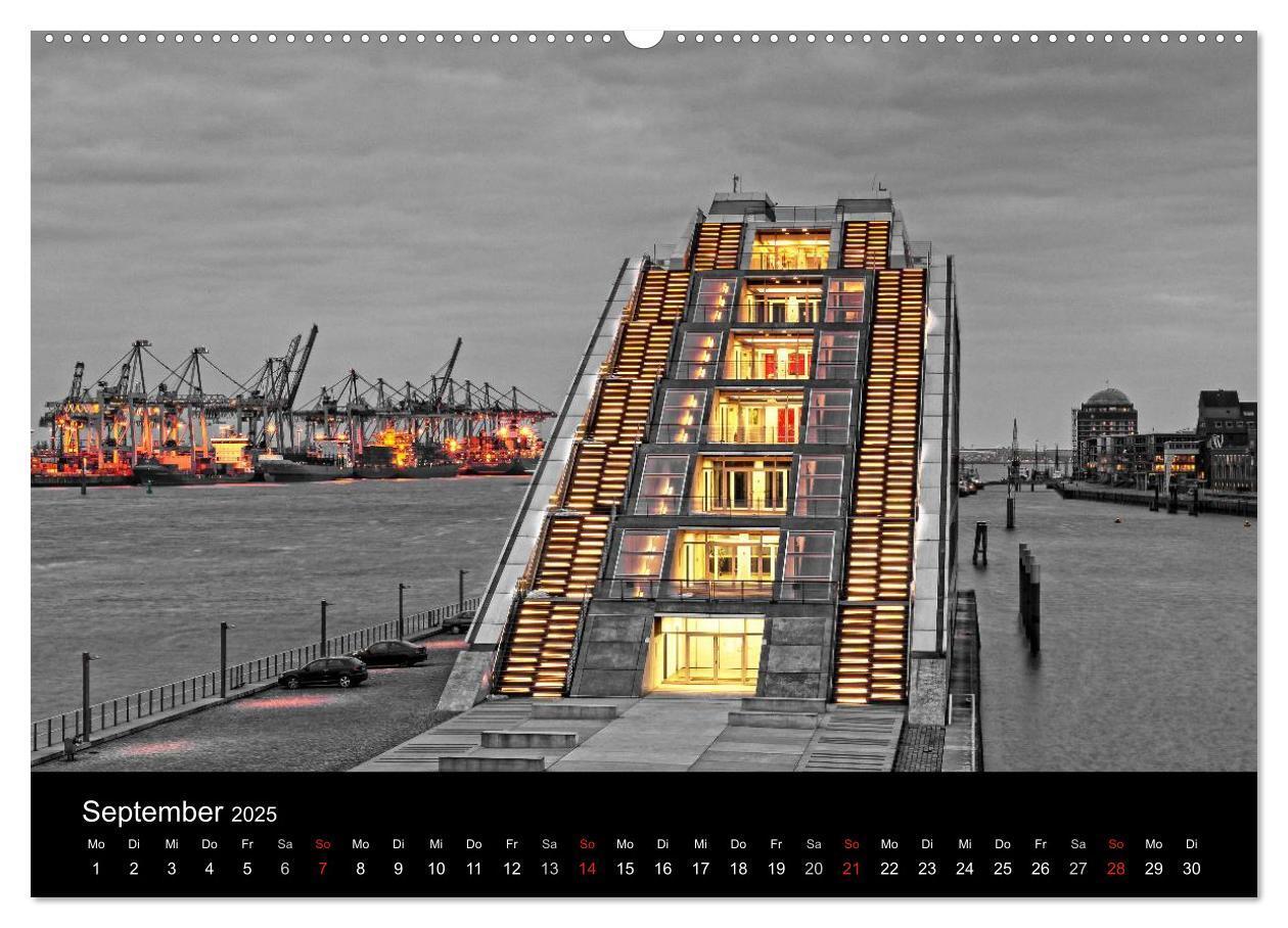 Bild: 9783435621385 | Hamburg . Das Tor zur Welt... (Wandkalender 2025 DIN A2 quer),...