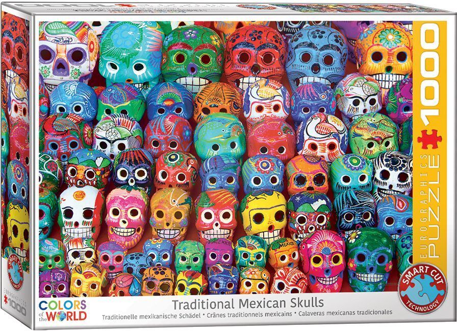 Bild: 628136653169 | Traditional Mexican Skulls (Puzzle) | Spiel | In Spielebox | 2018