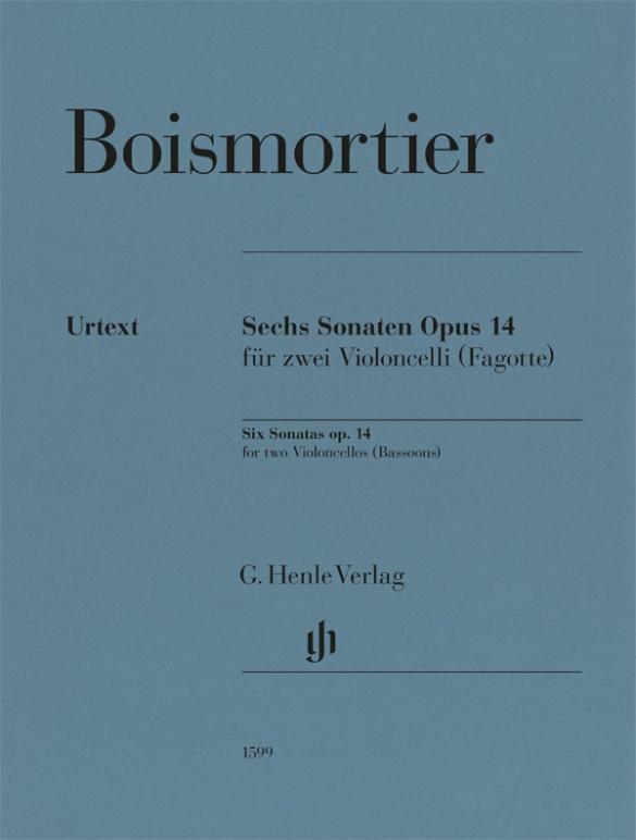 Cover: 9790201815992 | Joseph Bodin de Boismortier - Sechs Sonaten op. 14 für zwei...