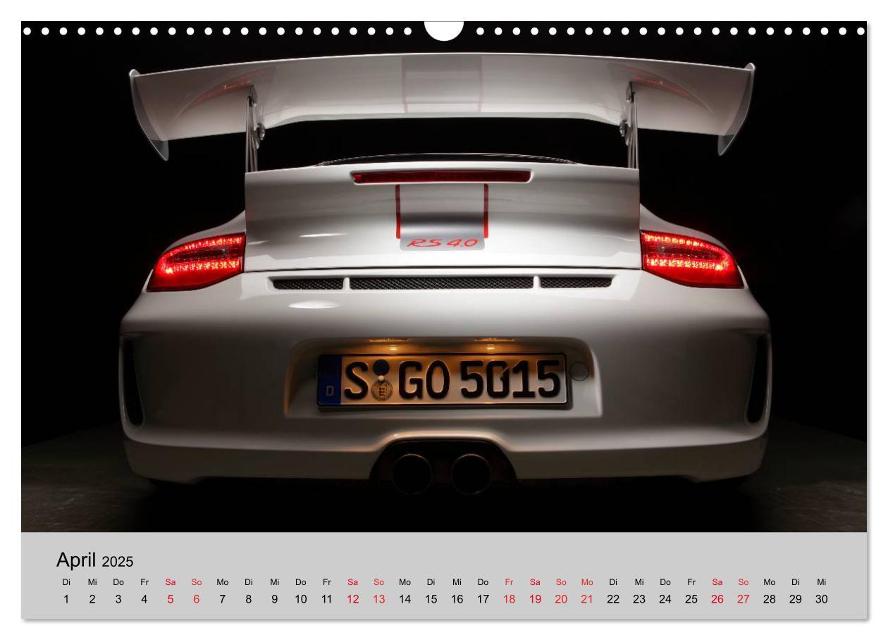 Bild: 9783435706587 | Porsche GT3RS 4,0 (Wandkalender 2025 DIN A3 quer), CALVENDO...