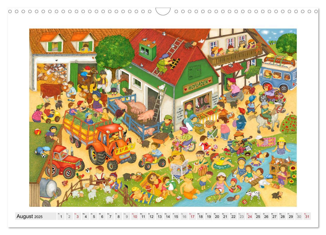 Bild: 9783435416042 | Meine kleine Wimmelwelt (Wandkalender 2025 DIN A3 quer), CALVENDO...