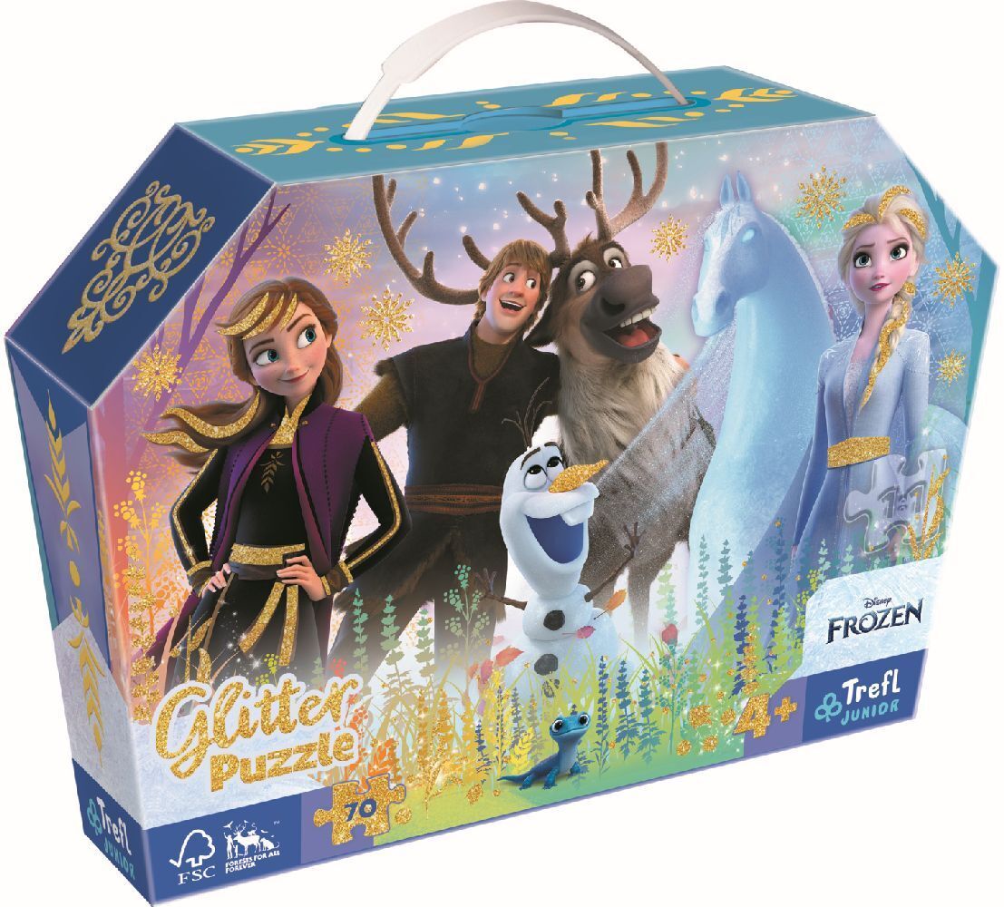 Cover: 5900511530186 | Junior Glitzer Puzzle 70 Teile Disney Frozen | Spiel | Kartonage