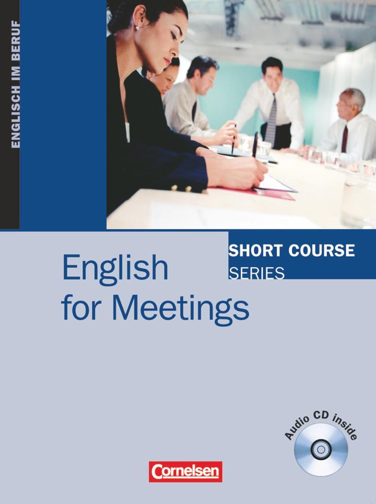 Cover: 9783464018743 | Short Courses. English for Meetings | Englisch im Beruf | Thomson