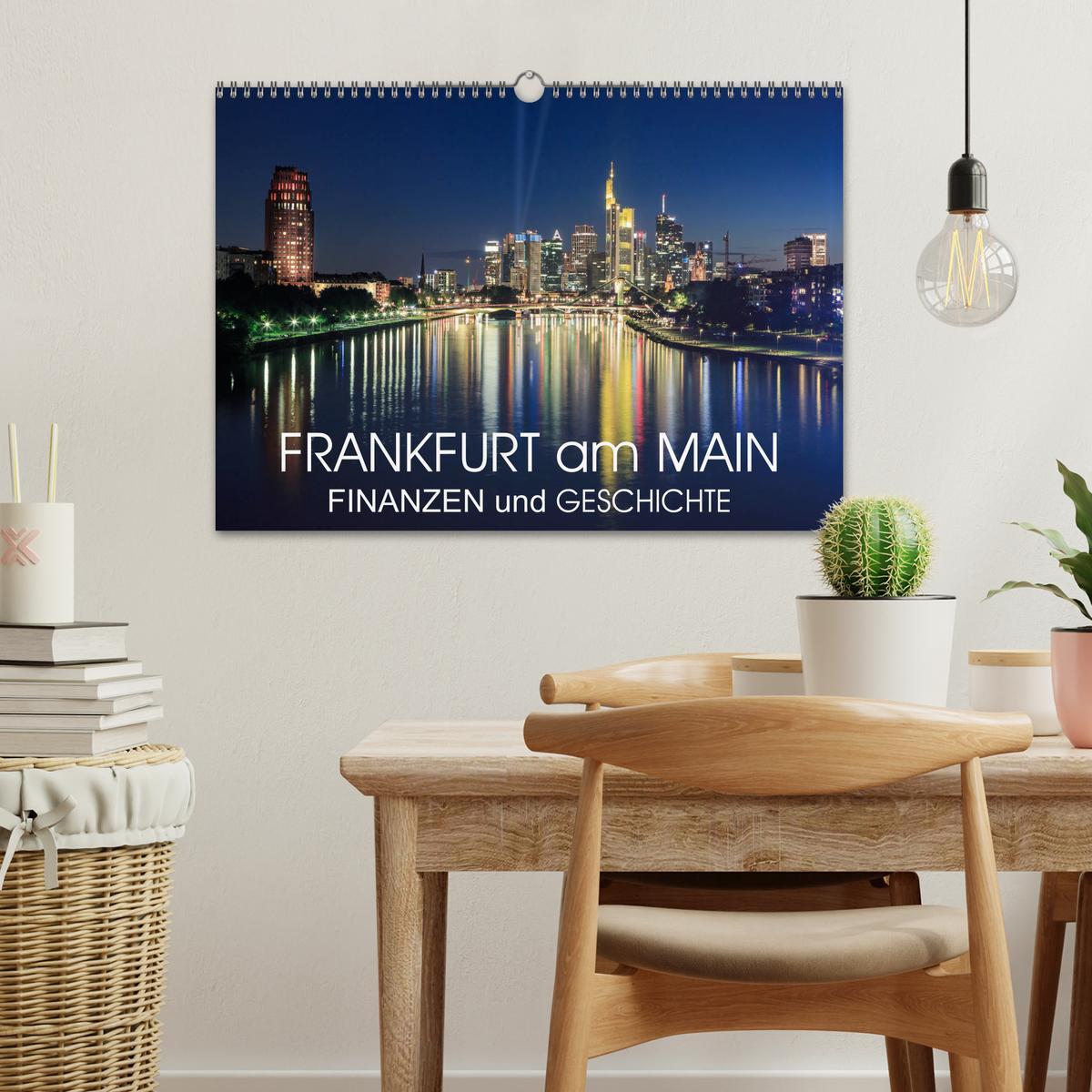 Bild: 9783435464197 | Frankfurt am Main - Finanzen und Geschichte (Wandkalender 2025 DIN...