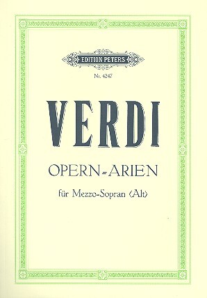 Cover: 9790014021900 | 7 Mezzo-Soprano Arias | Giuseppe Verdi | Buch | Edition Peters