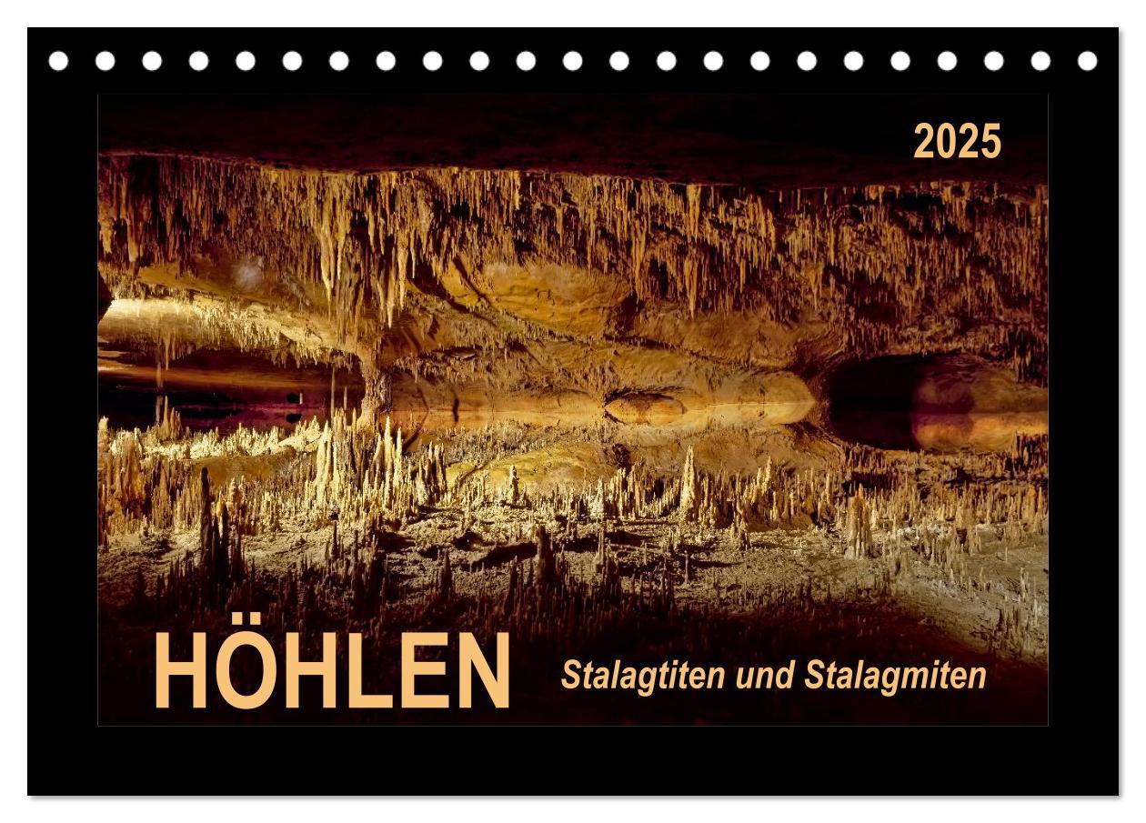 Cover: 9783435595419 | Höhlen, Stalaktiten und Stalagmiten (Tischkalender 2025 DIN A5...