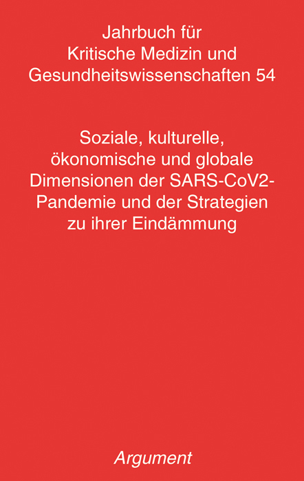 Cover: 9783867546546 | Jahrbuch für kritische Medizin und Gesundheitswissenschaften /...