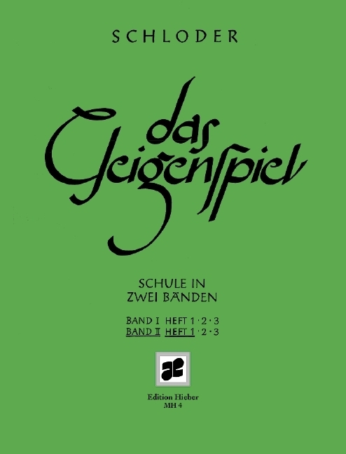 Cover: 9783940105929 | Das Geigenspiel | Schule in zwei Bänden. Band II/1. Violine. Lehrbuch.