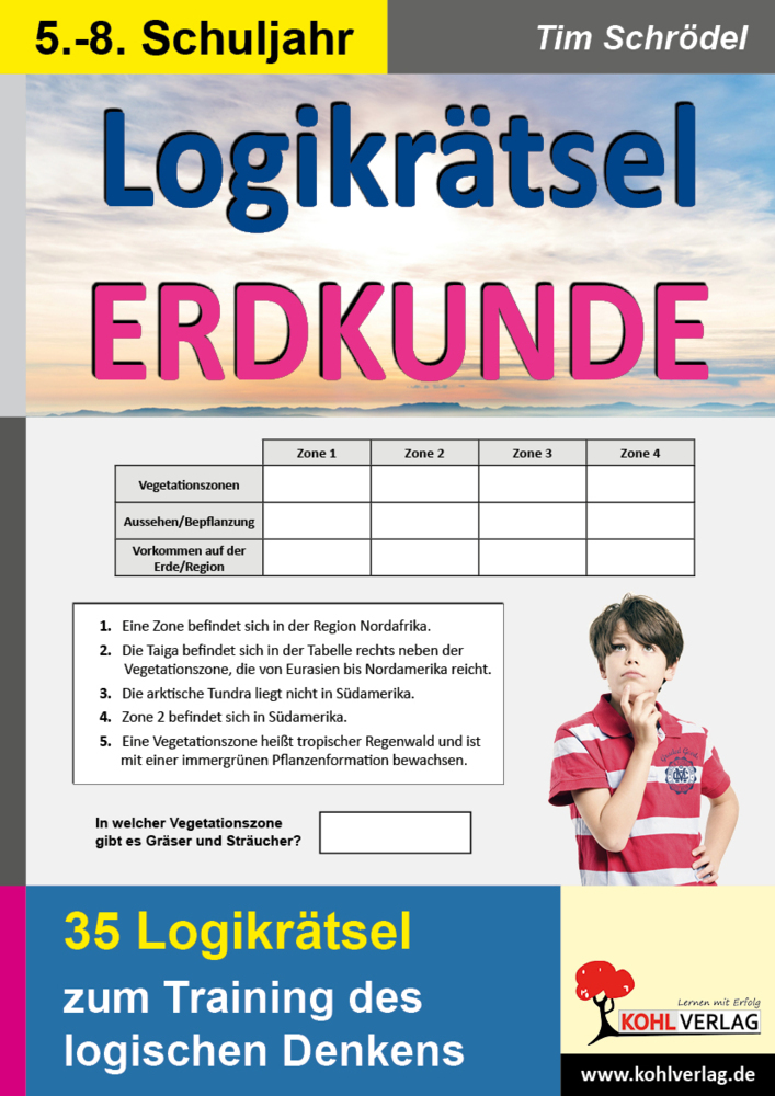 Cover: 9783955130756 | Logikrätsel Erdkunde | Tim Schrödel | Taschenbuch | 48 S. | Deutsch