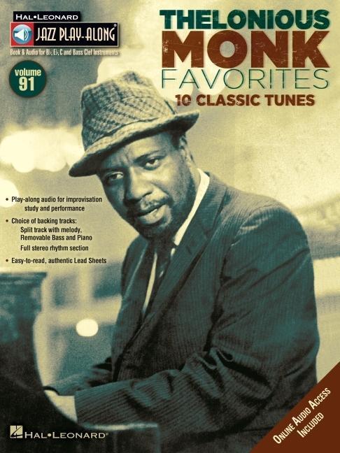 Cover: 9780793587612 | Thelonious Monk Favorites - Jazz Play-Along Volume 91 Book/Online...