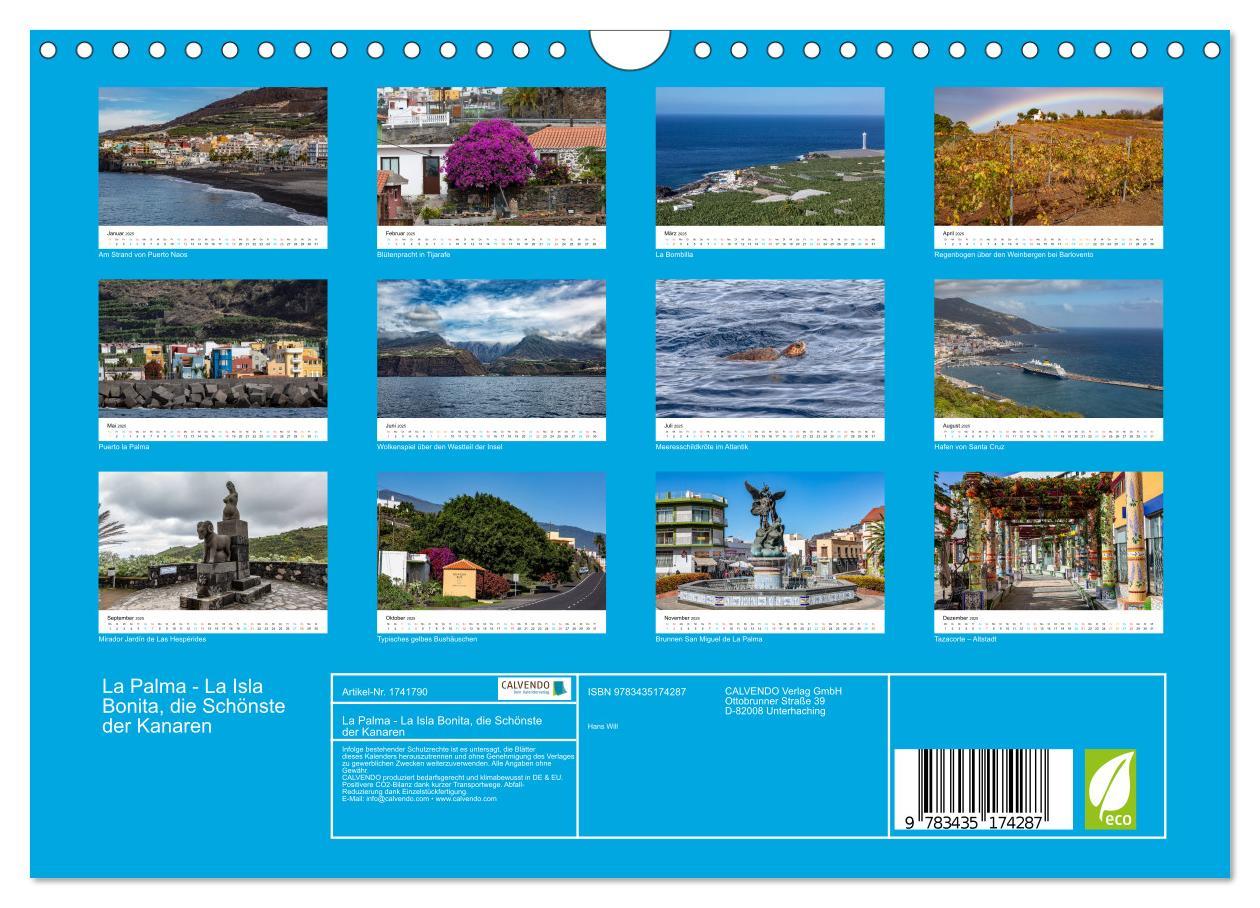 Bild: 9783435174287 | La Palma - La Isla Bonita, die Schönste der Kanaren (Wandkalender...