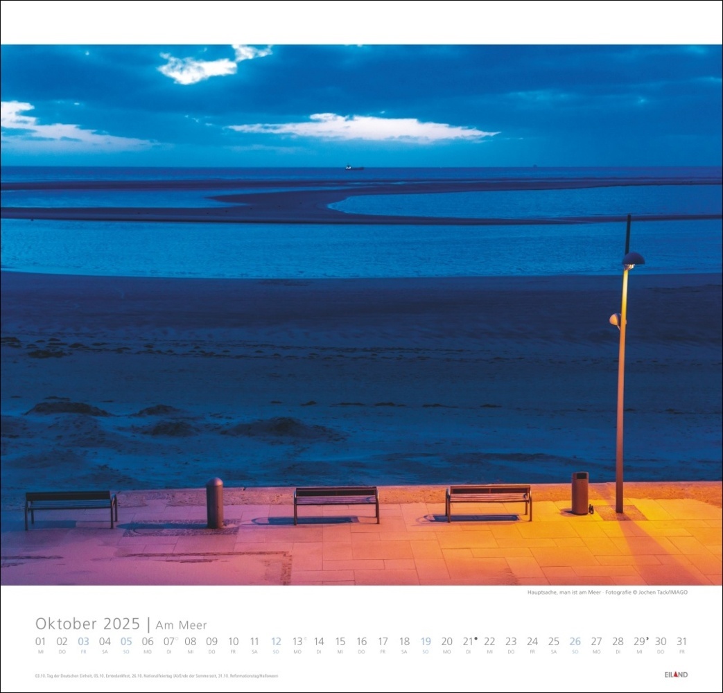 Bild: 9783964023094 | Am Meer Edition Kalender 2025 - Sand, Wind und Wellen | Kalender