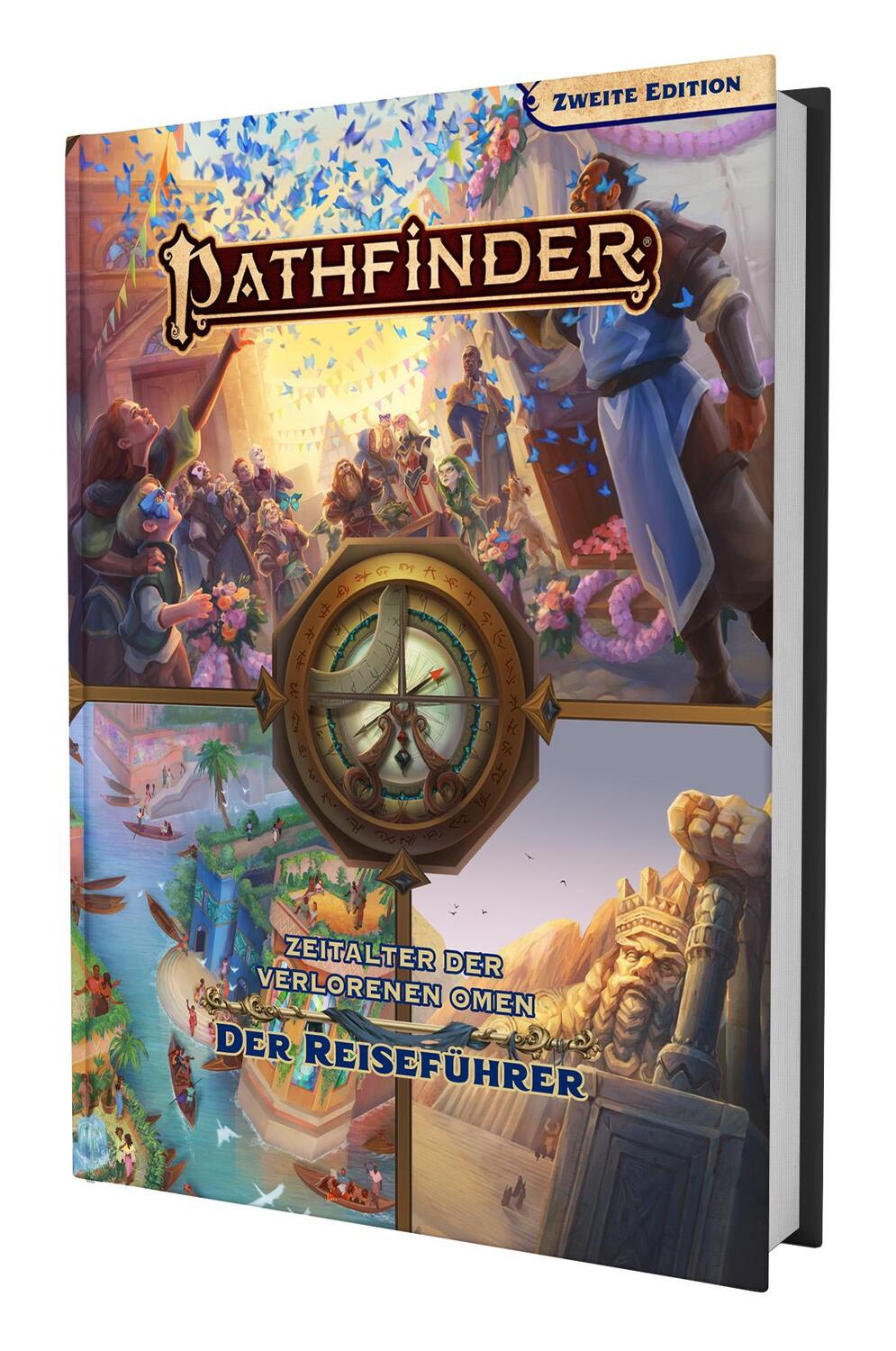Cover: 9783963319952 | Pathfinder 2 - Zeitalter dVO: Der Reiseführer | Rigby Bendele (u. a.)