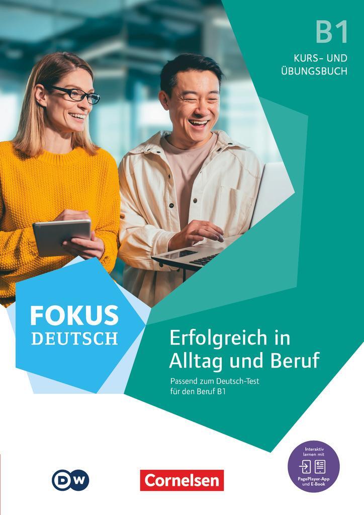 Cover: 9783061232139 | Fokus Deutsch B1. Erfolgreich in Alltag und Beruf - Kurs- und...
