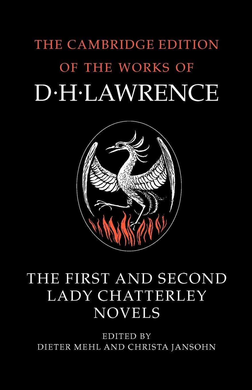 Cover: 9780521007153 | The First and Second Lady Chatterley Novels | D. H. Lawrence | Buch