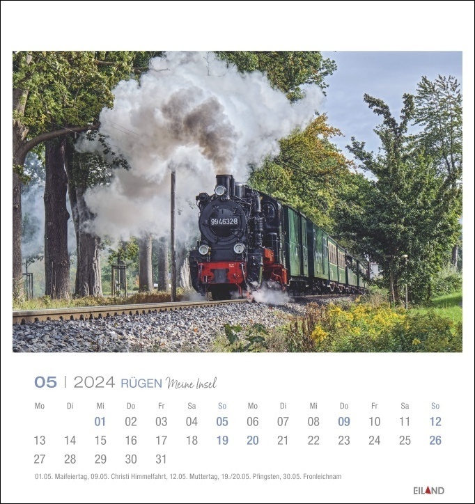 Bild: 9783964022851 | Rügen Postkartenkalender 2024. Impressionen der größten deutschen...