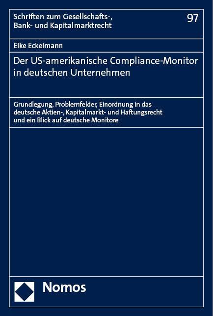 Cover: 9783756005598 | Der US-amerikanische Compliance-Monitor in deutschen Unternehmen