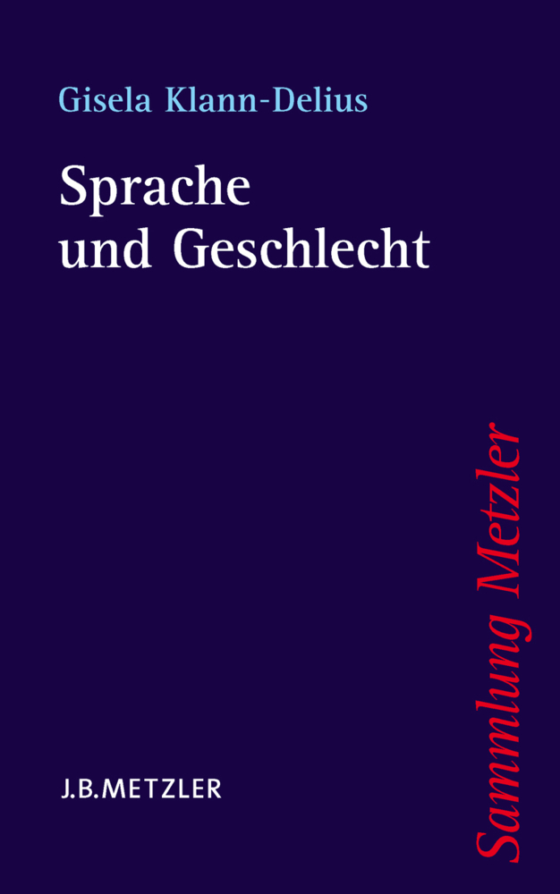 Cover: 9783476103499 | Sprache und Geschlecht | Eine Einführung, Sammlung Metzler 349 | Buch