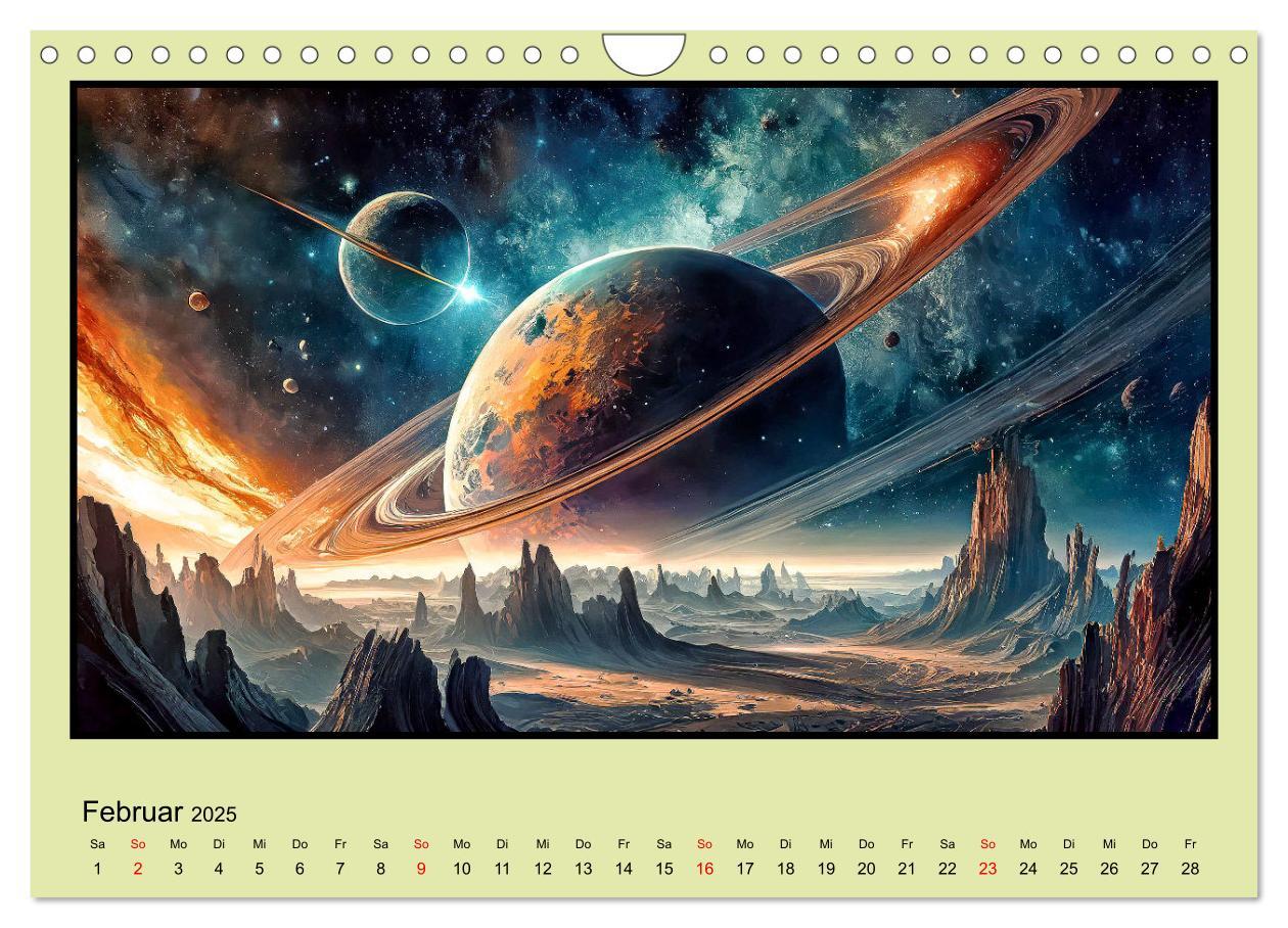 Bild: 9783435639823 | Der Zauber fremder Welten (Wandkalender 2025 DIN A4 quer), CALVENDO...