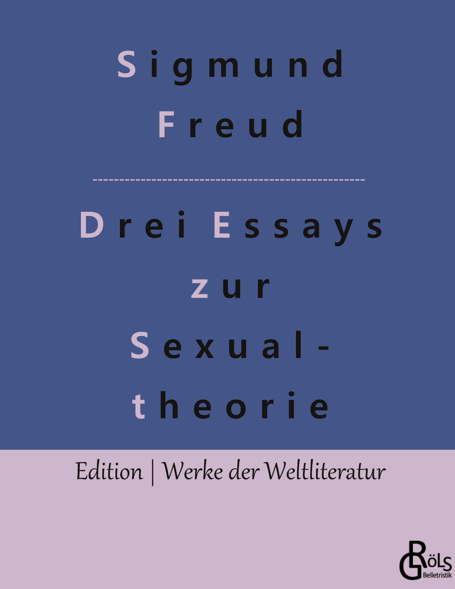 Cover: 9783966378017 | Drei Abhandlungen zur Sexualtheorie | Drei Essays zur Sexualtheorie