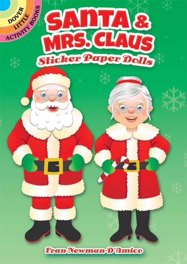 Cover: 9780486837550 | Santa &amp; Mrs. Claus Sticker Paper Dolls | Fran Newman-D'Amico | Buch