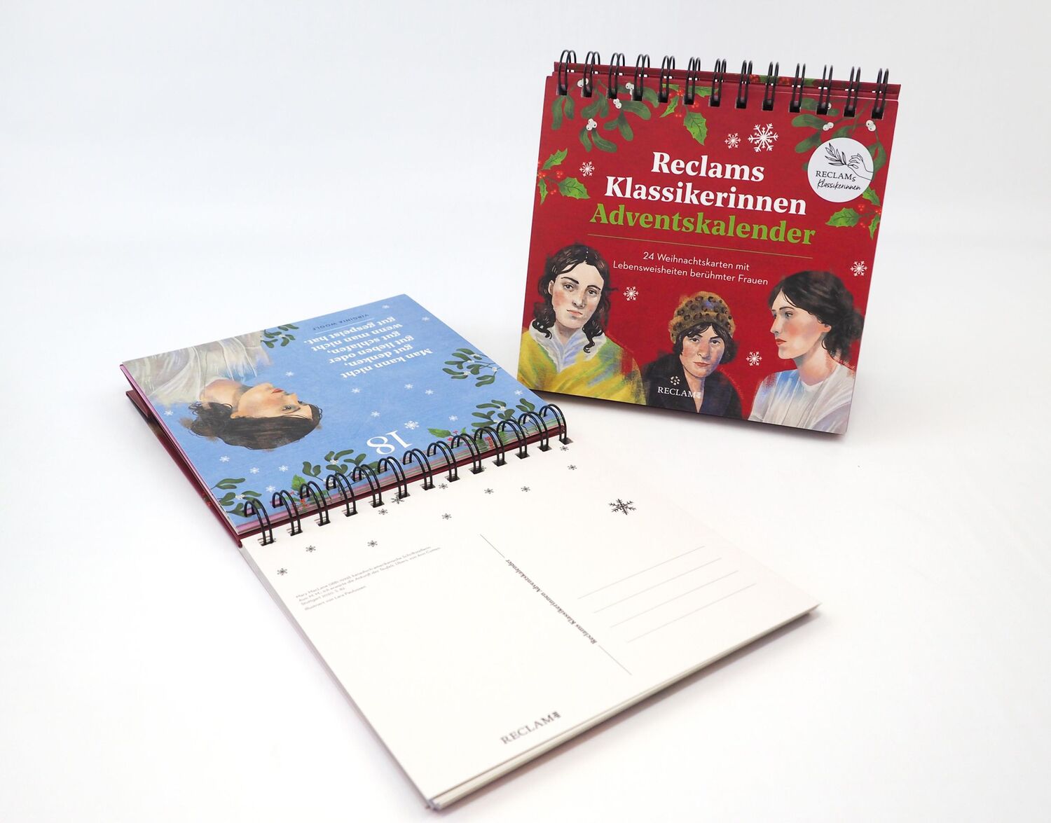 Bild: 4262461870073 | Reclams Klassikerinnen Adventskalender. 24 Weihnachtskarten mit...