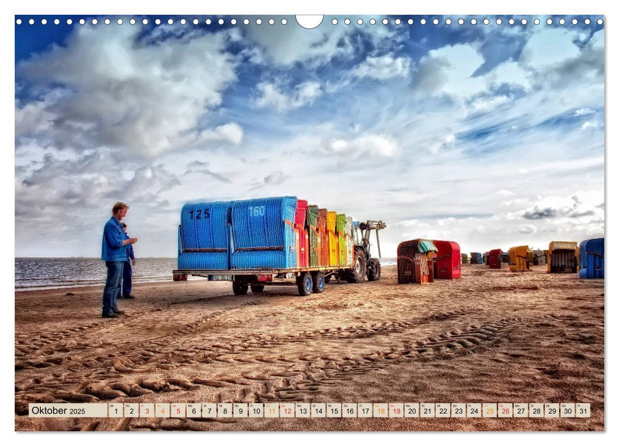 Bild: 9783435785872 | Friesland - Nordseebad Dangast (Wandkalender 2025 DIN A3 quer),...