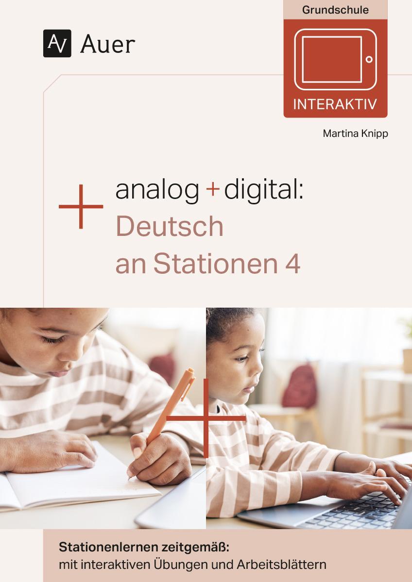Cover: 9783403088530 | Analog + digital Deutsch an Stationen 4 | Martina Knipp | Bundle