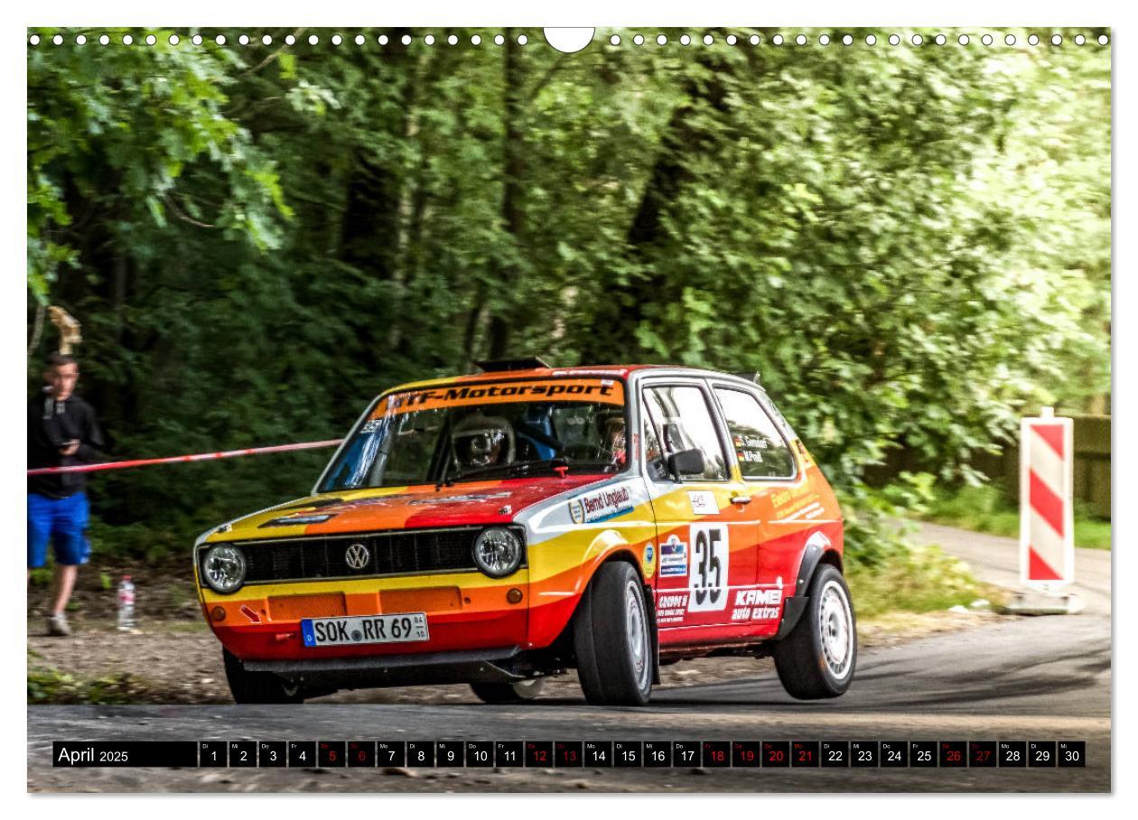 Bild: 9783435410354 | SCHNELL! AUTHENTISCH! MITTENDRIN! - RALLYE! (Wandkalender 2025 DIN...