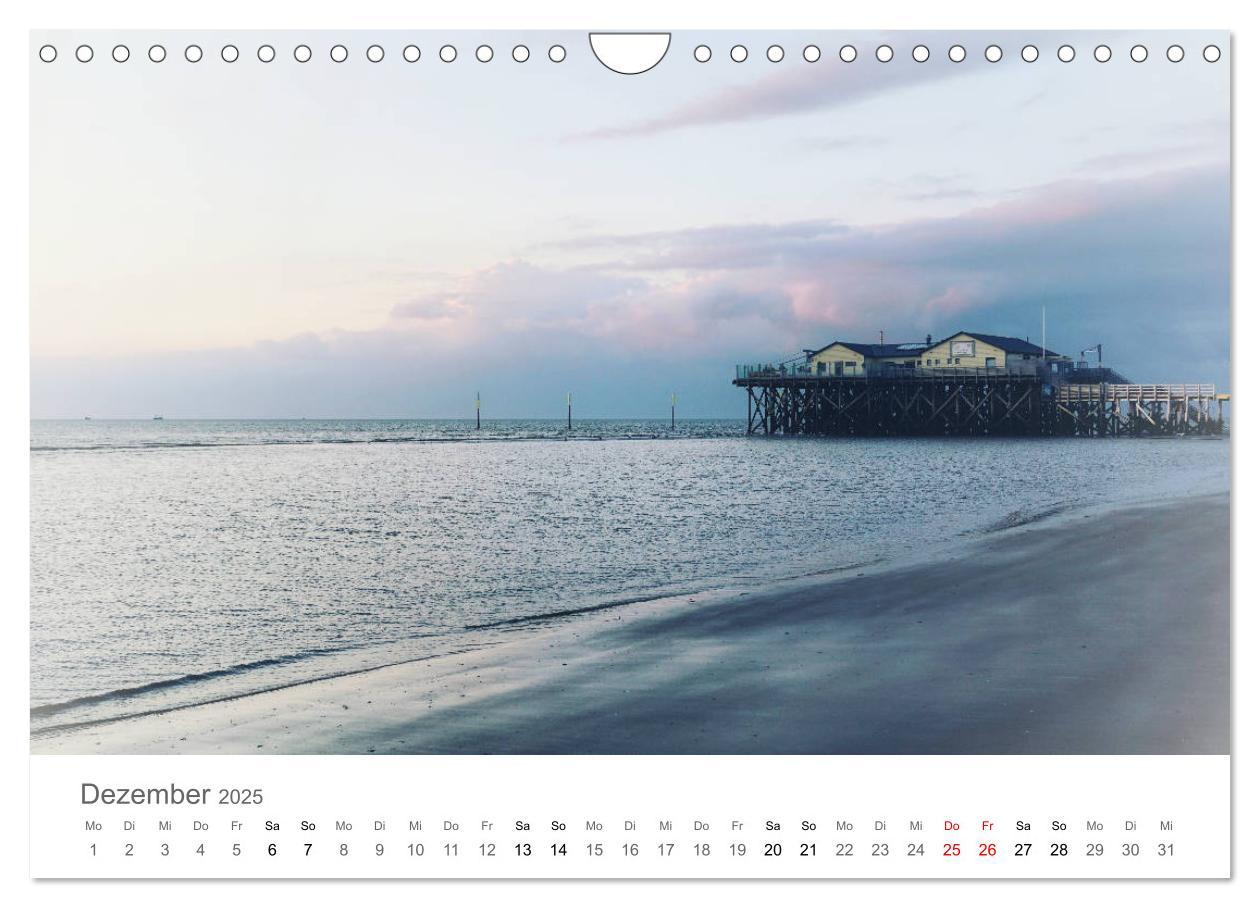 Bild: 9783435220045 | Nordfriesland (Wandkalender 2025 DIN A4 quer), CALVENDO Monatskalender