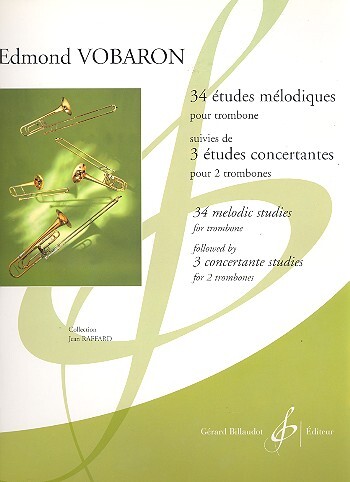Cover: 9790043933052 | 34 Etudes Melodiques | Edmond Vobaron | Buch | Gerard Billaudot